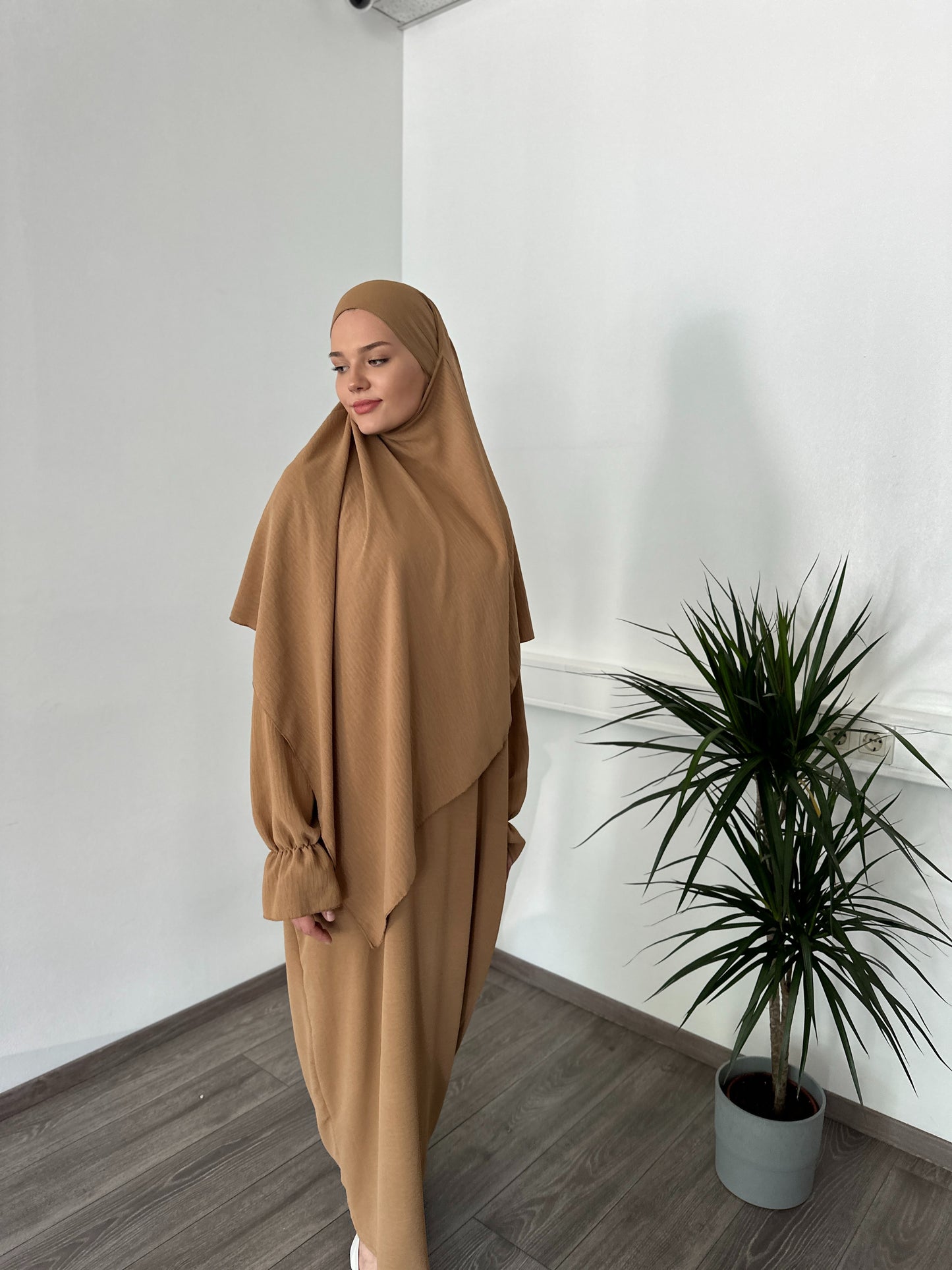 Abaya Set 2-teiler | Karamell