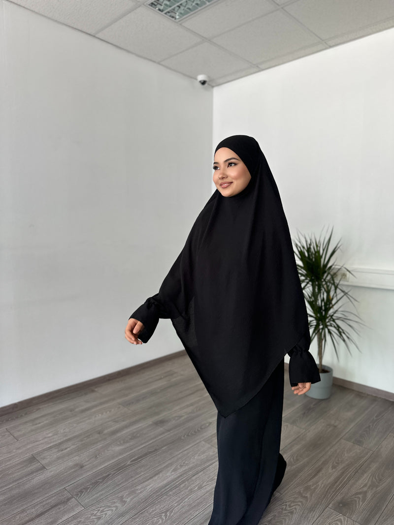 Abaya Set 2-teiler | Schwarz