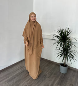 Abaya Set 2-teiler | Karamell