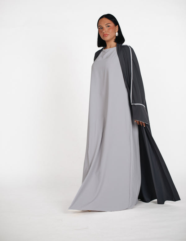 Zweiteiler Abaya - Grau