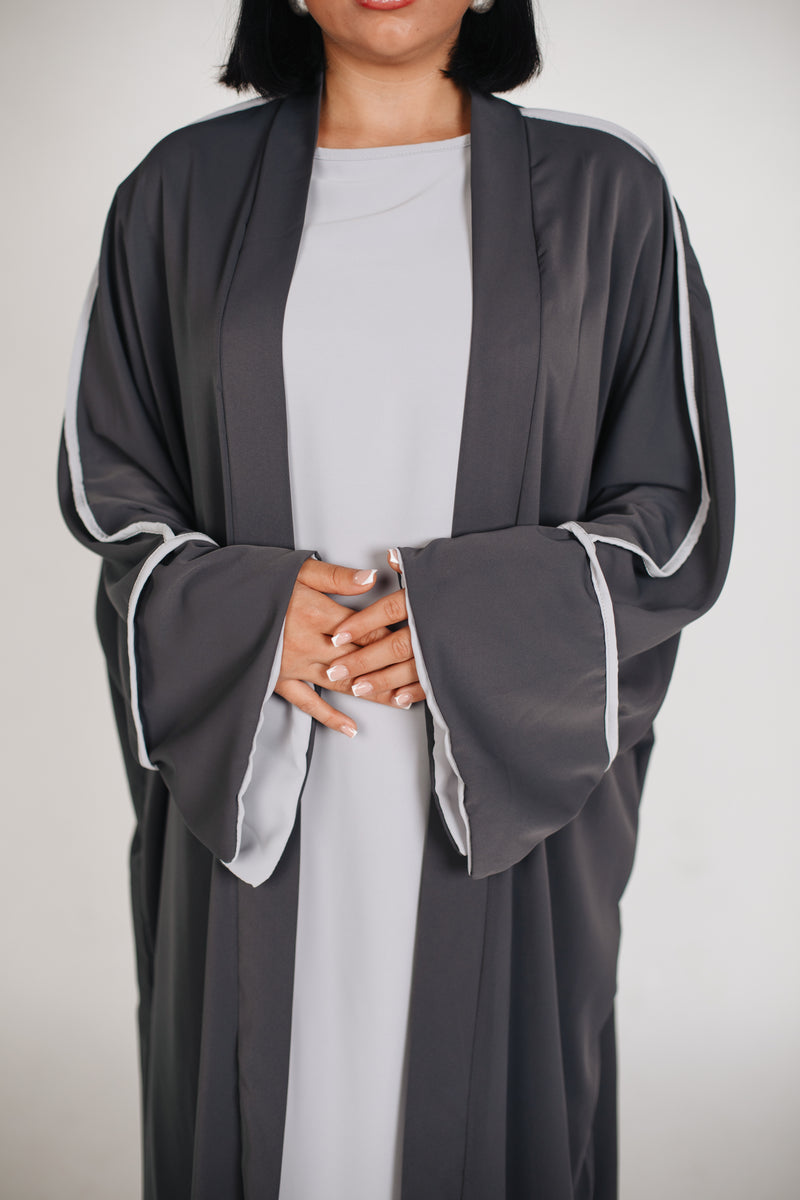 Zweiteiler Abaya - Grau