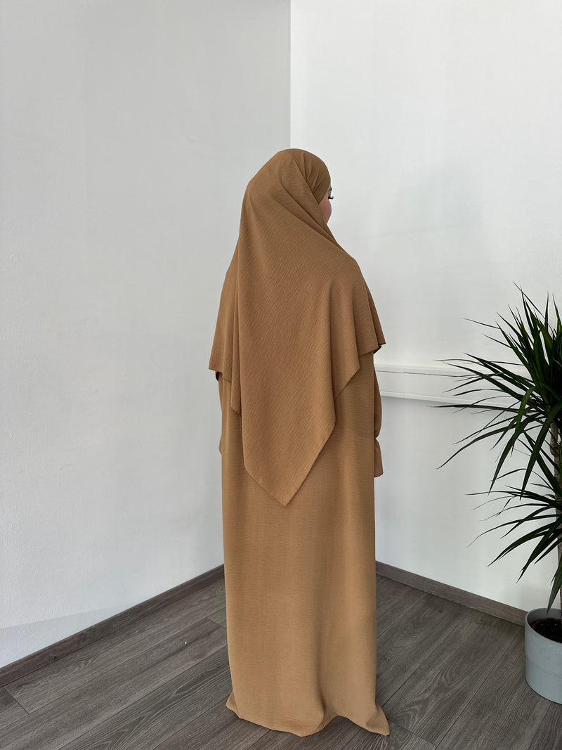 Abaya Set 2-teiler | Karamell