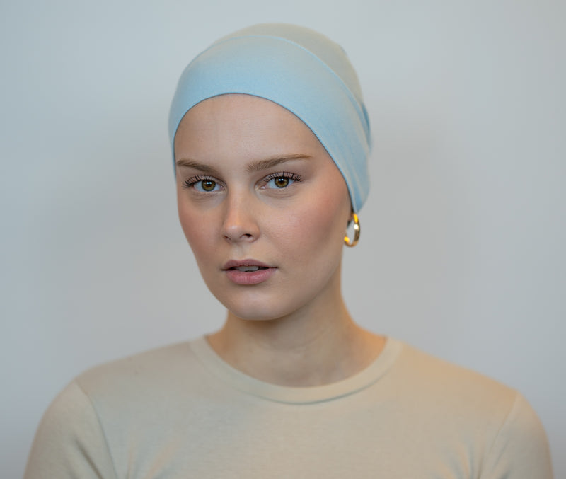 Schlauchbonnet | Babyblau