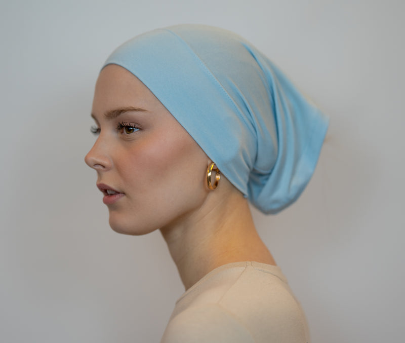 Schlauchbonnet | Babyblau