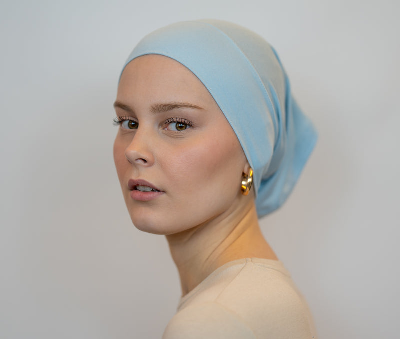 Schlauchbonnet | Babyblau