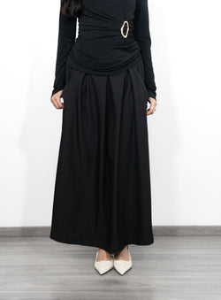 A-line skirt - black