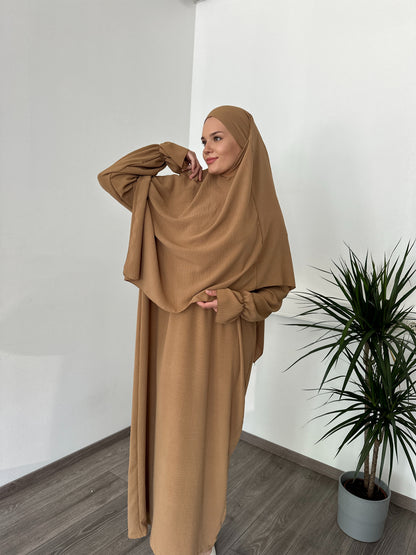 Abaya Set 2-teiler | Karamell