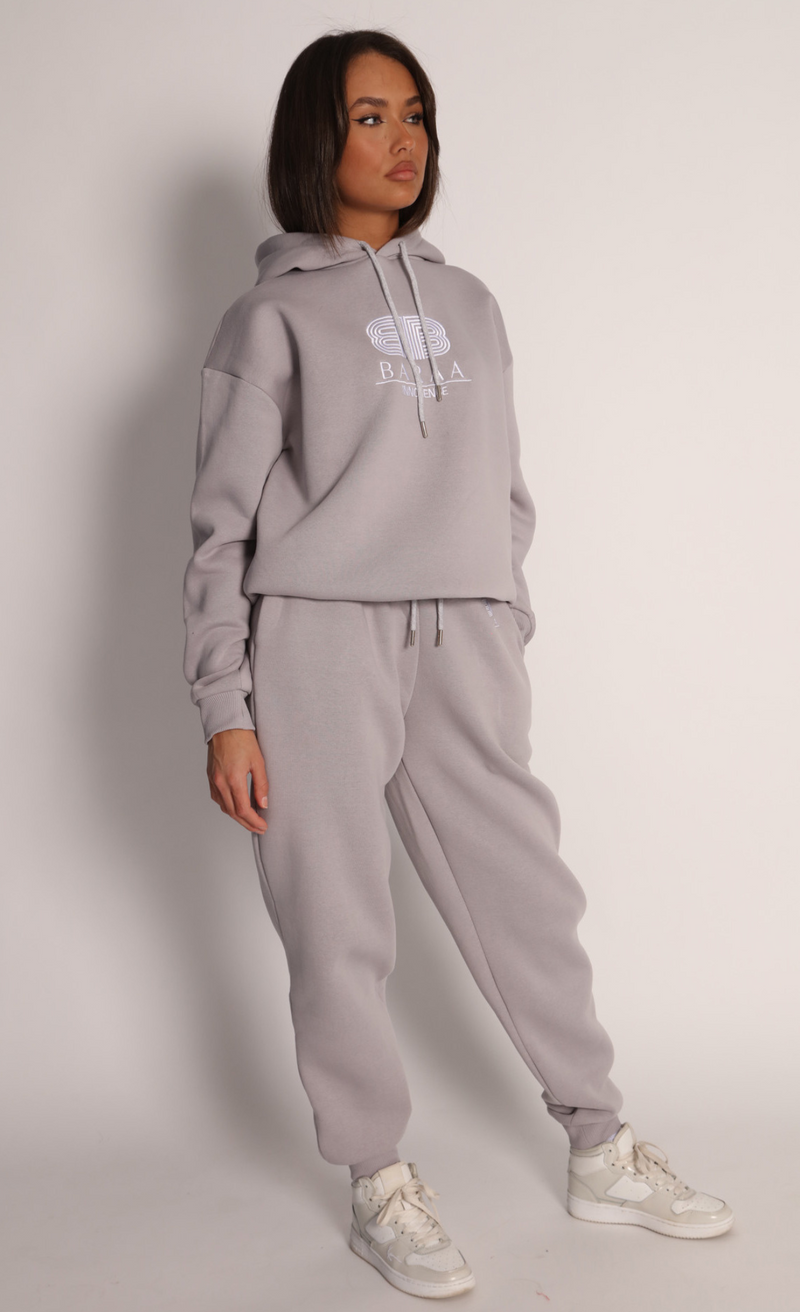 DROPSHOULDER HOODIE - GRAU