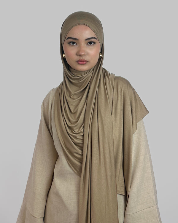 Premium Jersey Hijab | Beige