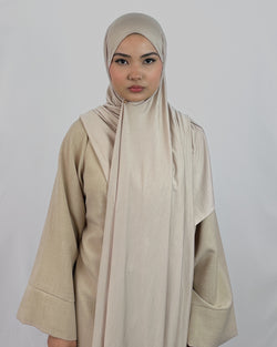 Premium Jersey Hijab | Cream