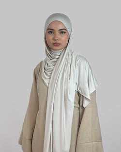 Premium Jersey Hijab | Ivory