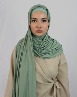 Premium Jersey Hijab | Mint