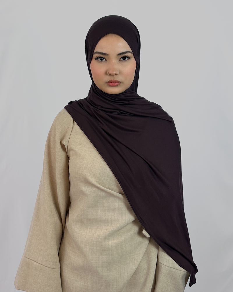 Premium Jersey Hijab | Plum