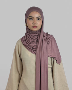 Premium Jersey Hijab | Rose