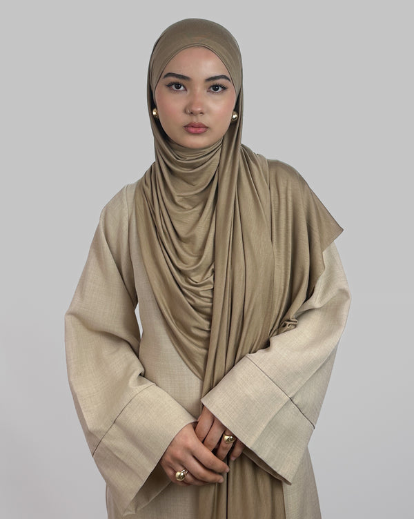 Premium Jersey Hijab | Beige