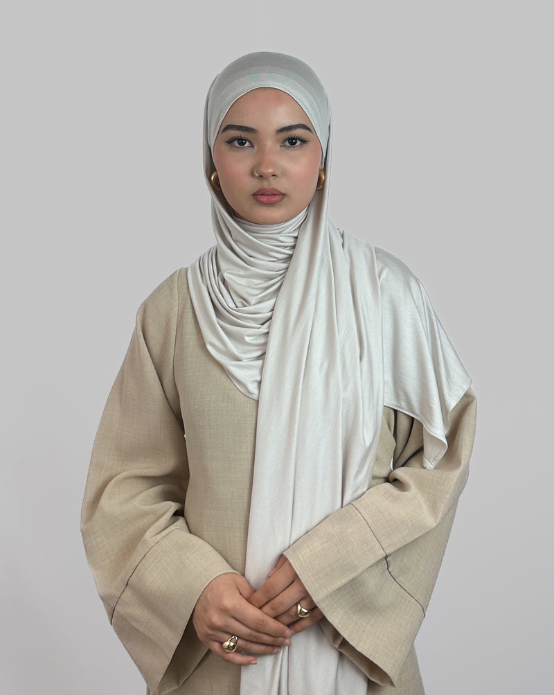 Premium Jersey Hijab | Ivory