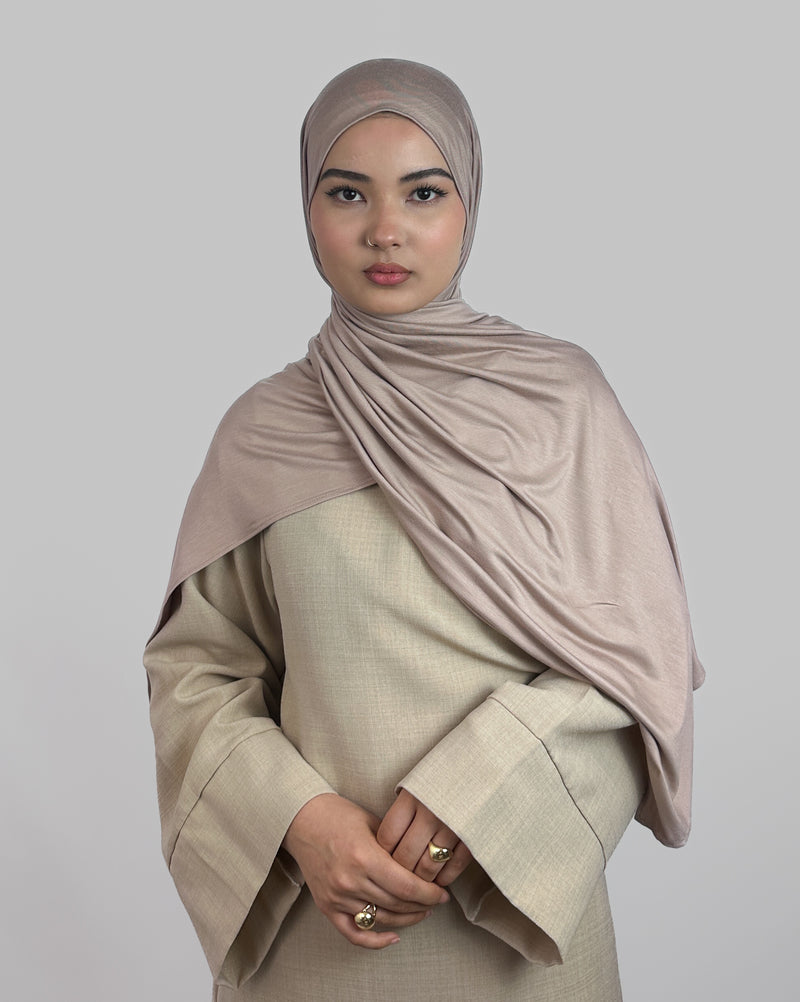 Premium Jersey Hijab | Nude