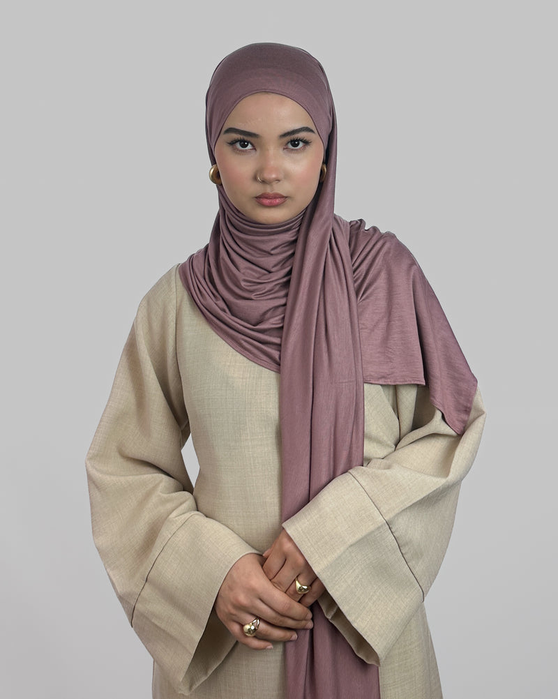 Premium Jersey Hijab | Rose