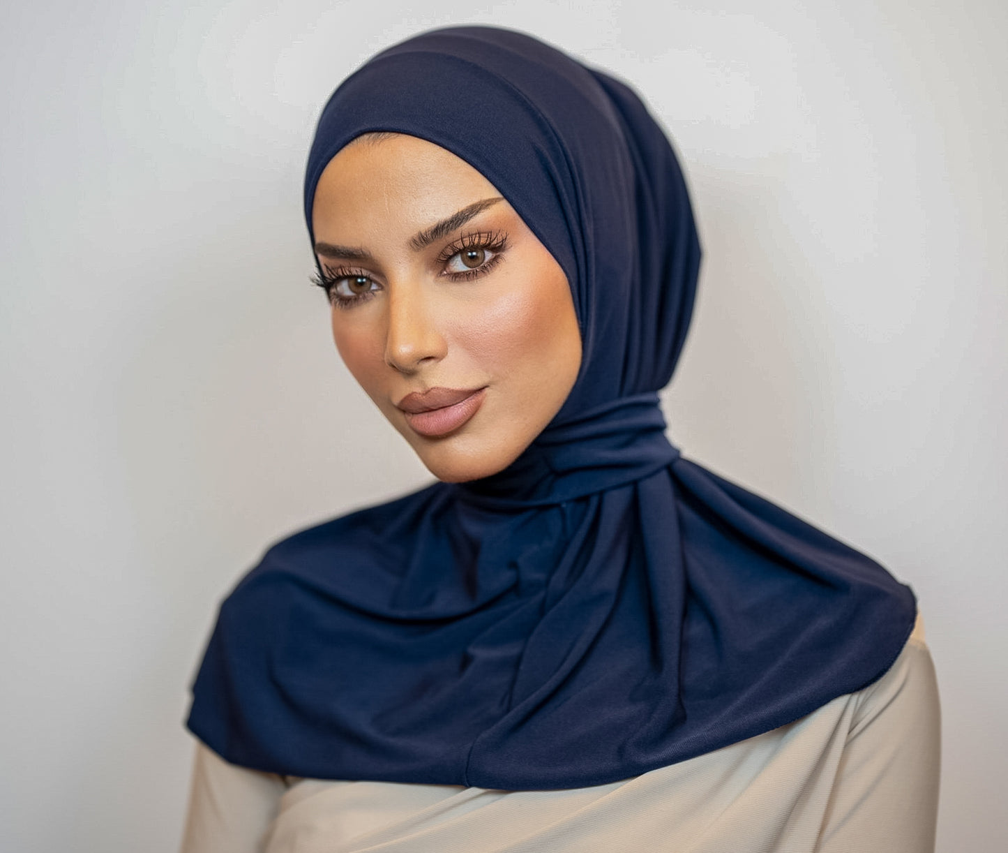 Snap Button Hijab | Deep Royal