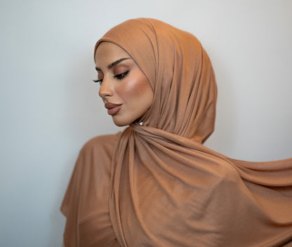 Light Jersey Hijab | Sand