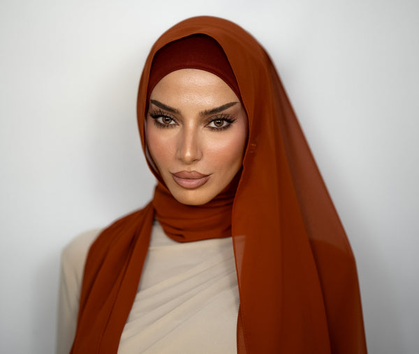 Chiffon Hijab | Copper