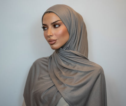Light Jersey Hijab | Stone