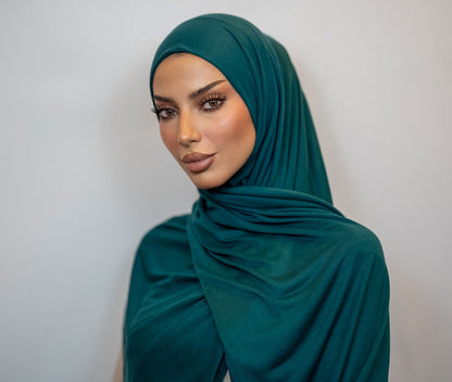 Light Jersey Hijab | Pine