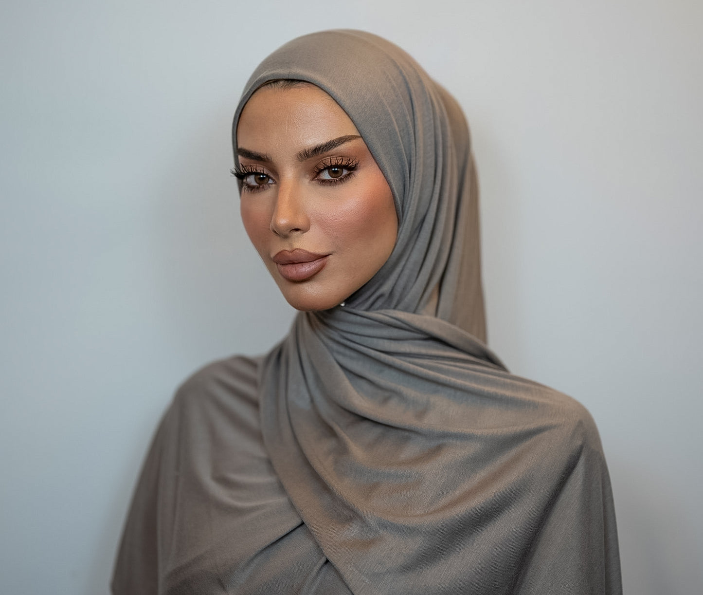 Light Jersey Hijab | Stone