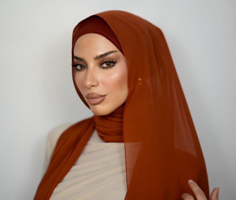 Chiffon Hijab | Copper