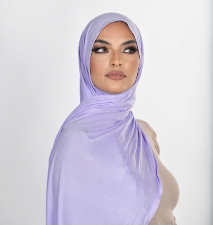 Baraa Innocence Premium Jersey Hijab | Lavendel