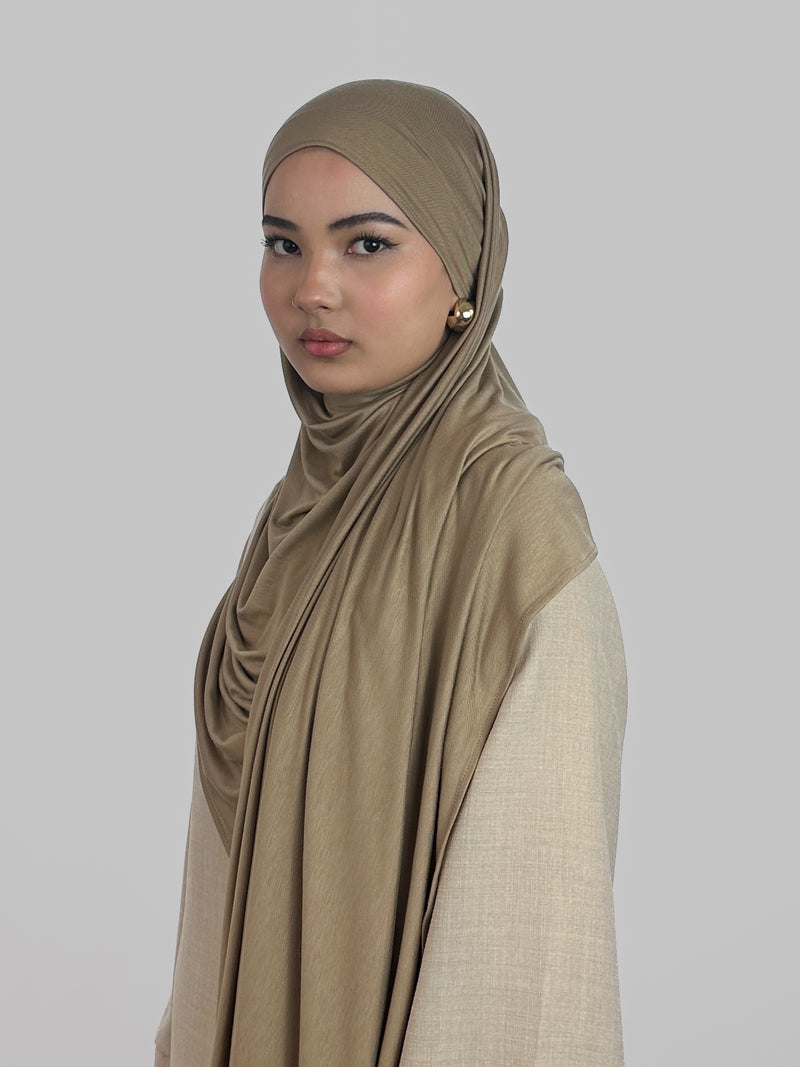 Premium Jersey Hijab | Beige