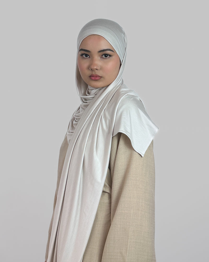 Premium Jersey Hijab | Ivory