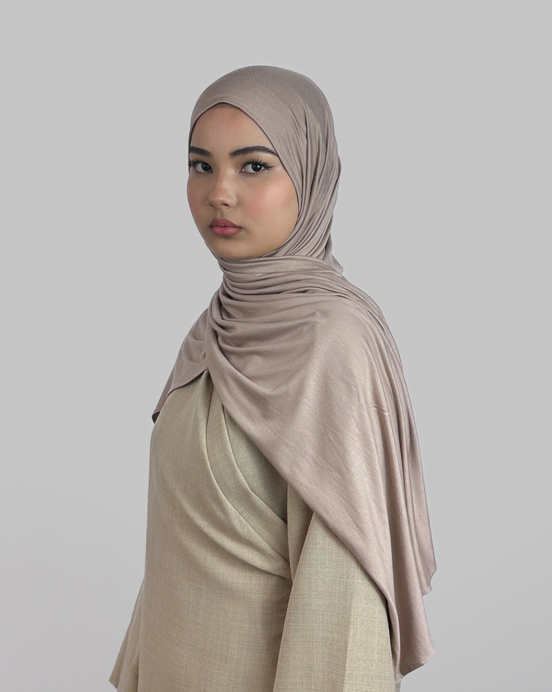 Premium Jersey Hijab | Nude