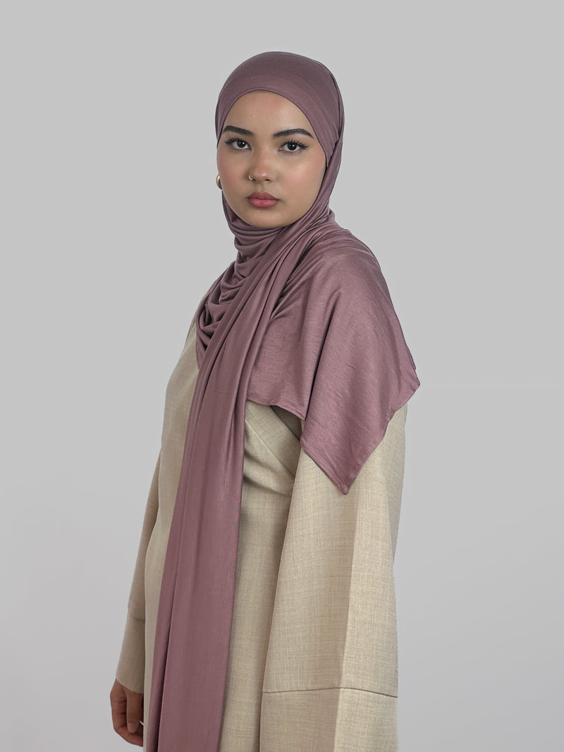 Premium Jersey Hijab | Rose